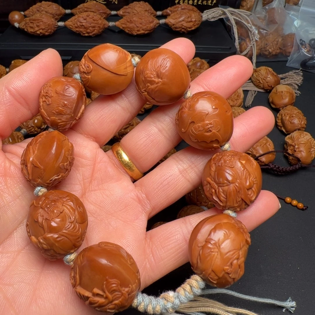 否***来橄榄核手串/手链橄榄核雕刻的核雕作品