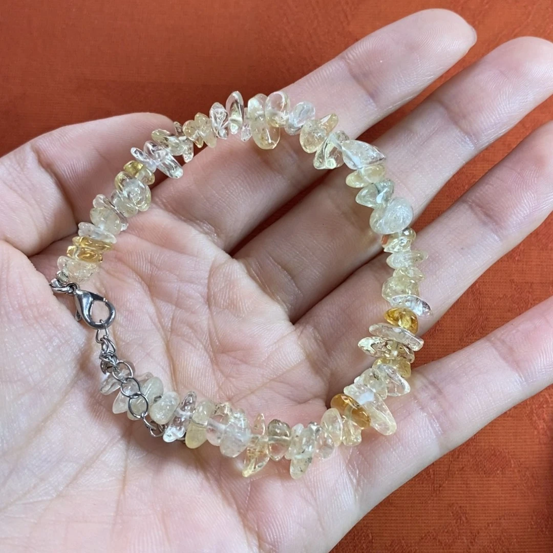 手绳未镶嵌黄晶手串