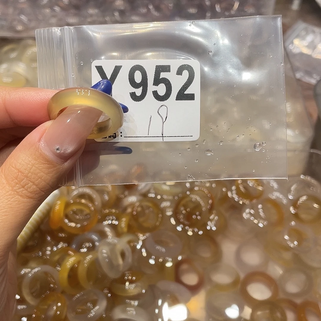 玛瑙/玉髓未镶嵌戒指952