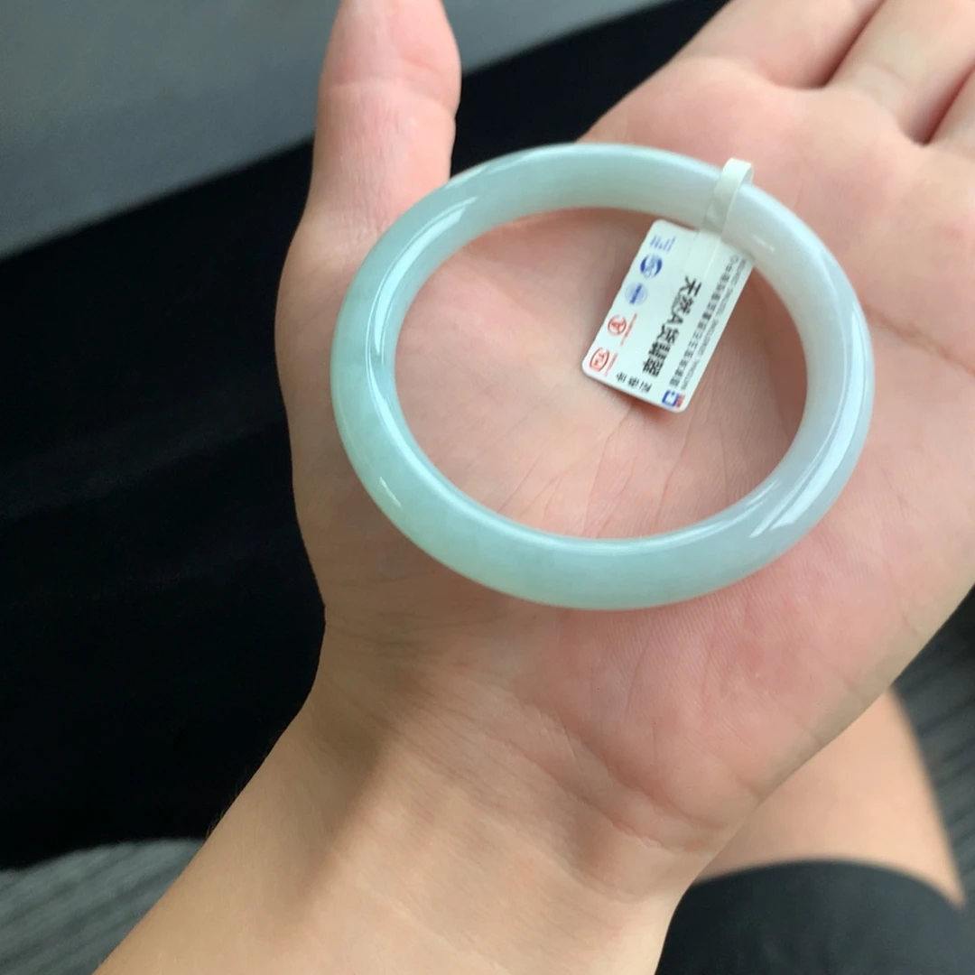 翡翠未镶嵌手镯61号53.5