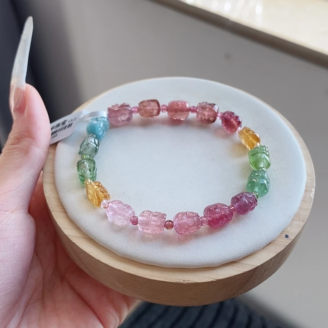 未镶嵌手链碧玺貔貅