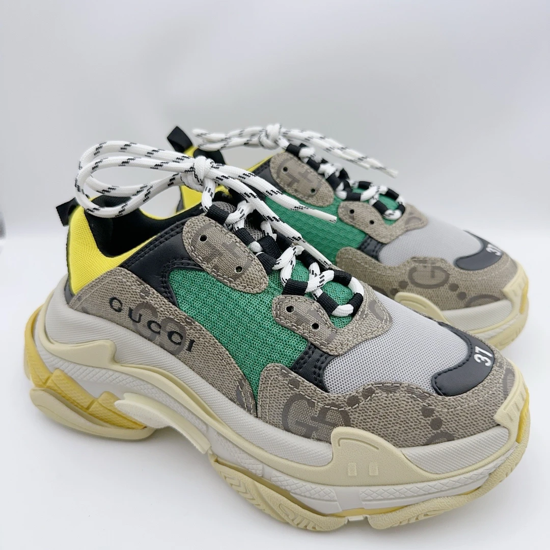 99新 Balenciaga/巴黎世家 37码/古驰联名老爹鞋/01661