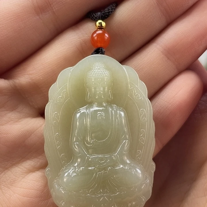 马***）和田玉未镶嵌颈饰