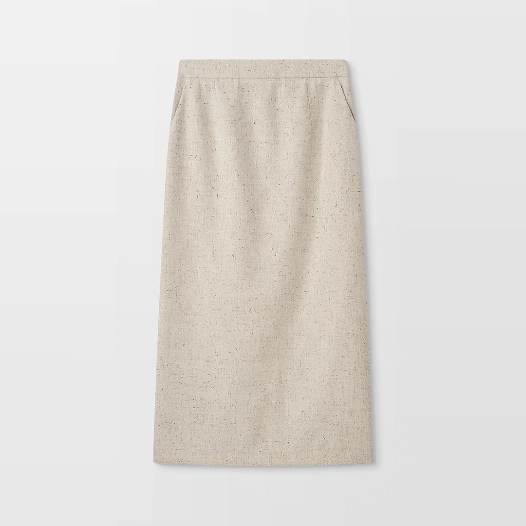 FALEMIG-萝家【包臀裙】简约百搭收腰包臀半身裙女Q01000