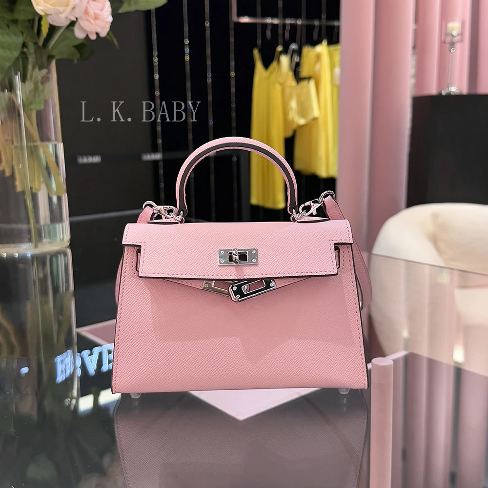 【L.K.BABY】法式高级感掌纹斜挎手提包