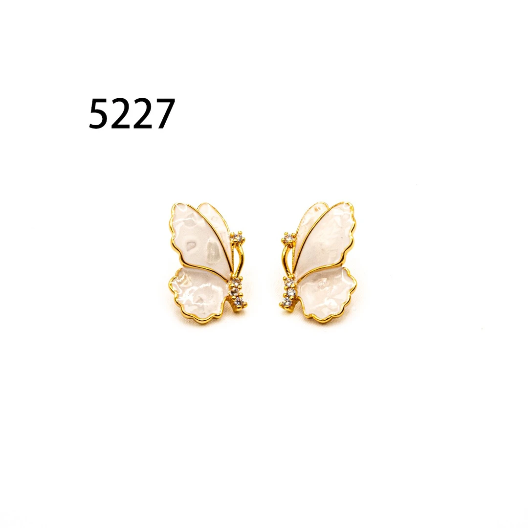 铜合金耳饰 时尚气质轻奢耳环新款小众设计高级感耳钉耳饰～5227