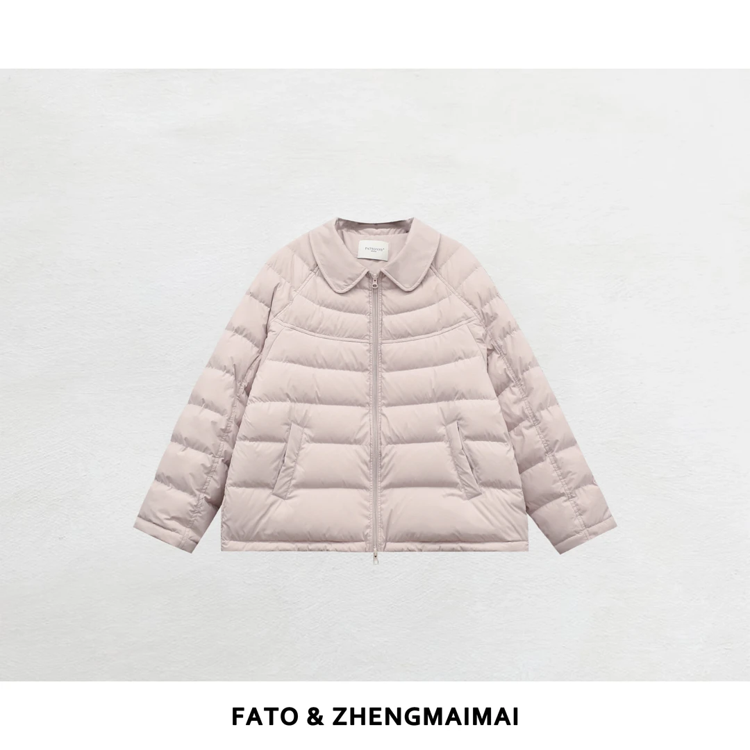 郑买买 雪莓大福 秋冬新款时尚排骨轻装滑羽绒服 HH51028Y2