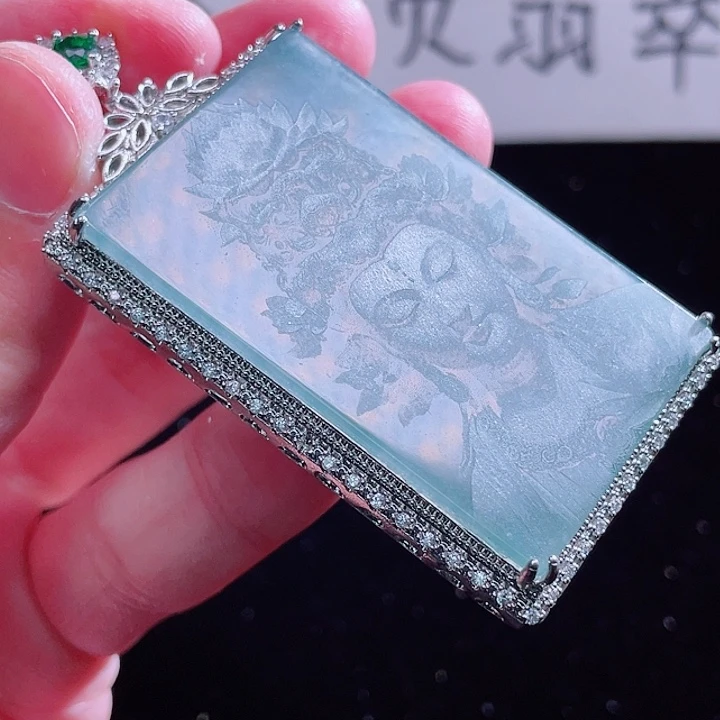 翡翠颈饰未镶嵌999999999