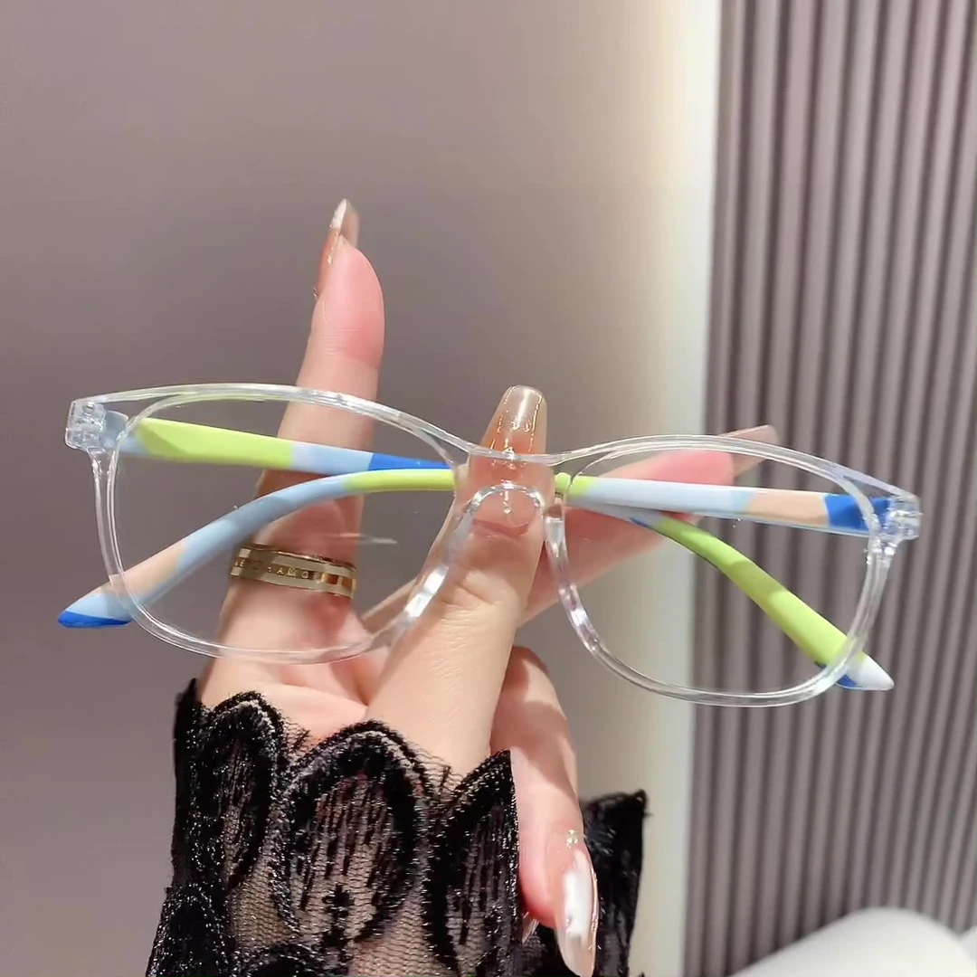 时尚经典方框防蓝光老花镜高级感显年轻超轻弹簧腿高清看近戴花镜