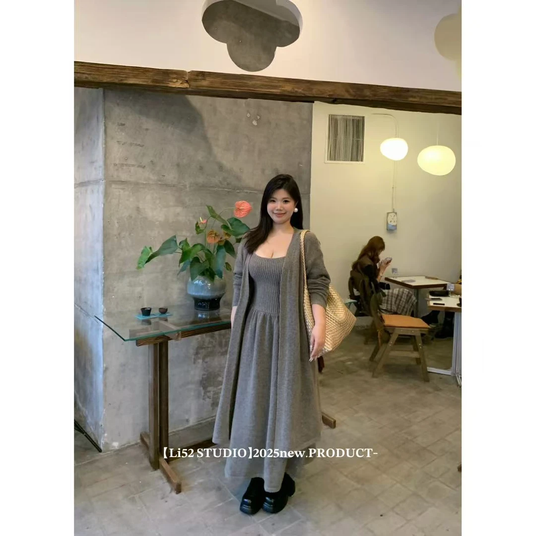曦曦子【摩卡棕】2025ss.秋冬连衣裙/休闲时尚气质#q0187