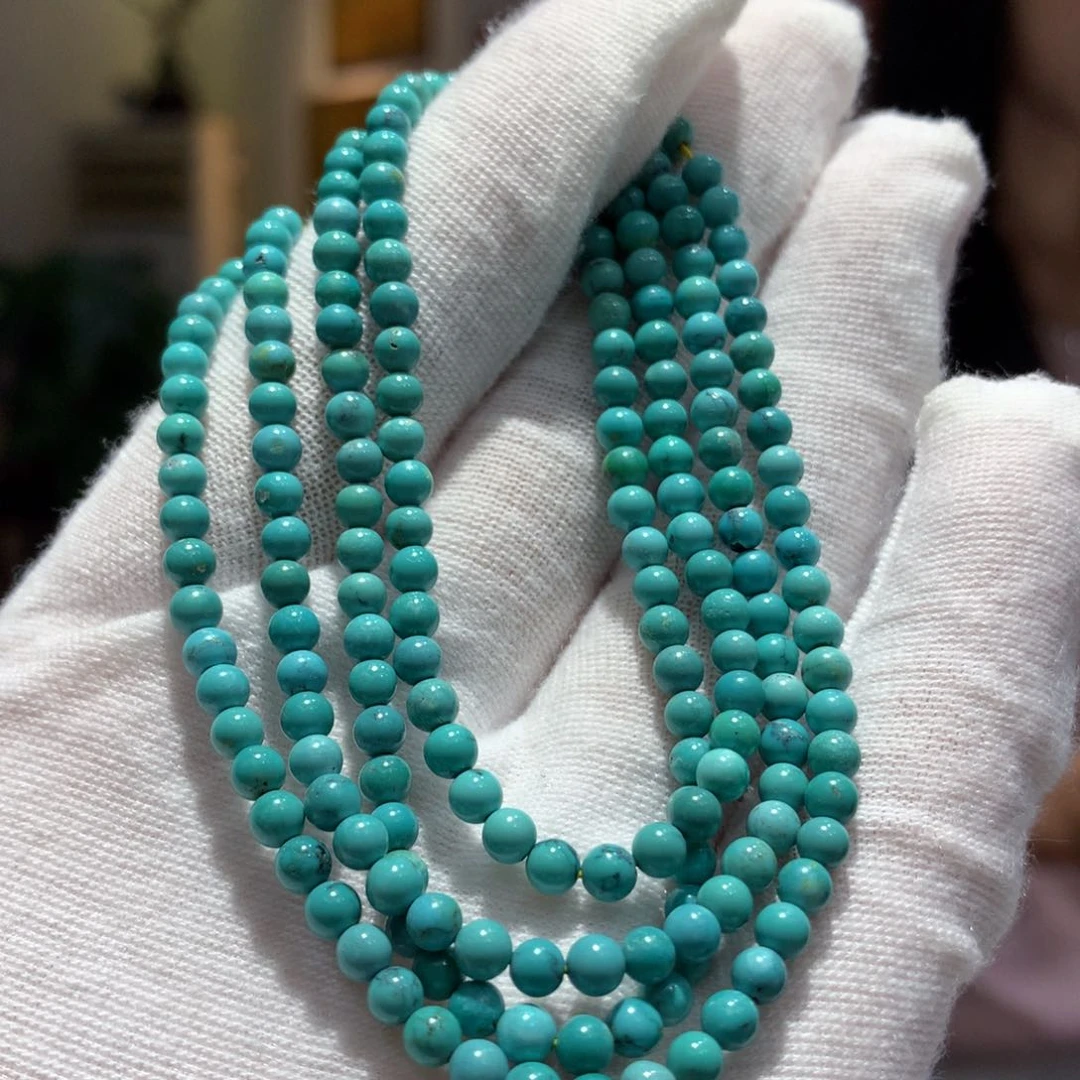 未镶嵌绿松石长链