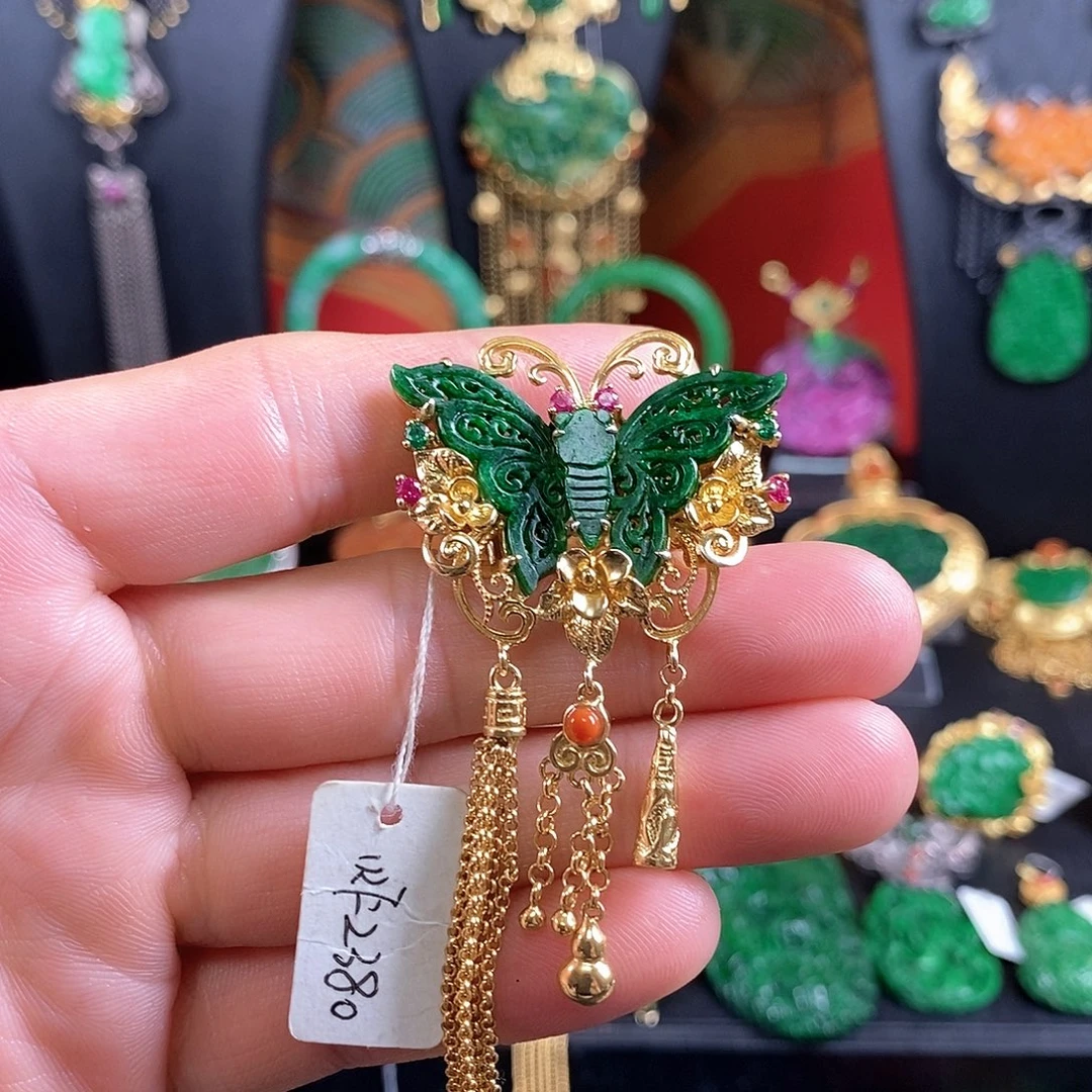 翡翠未镶嵌戒指戒指