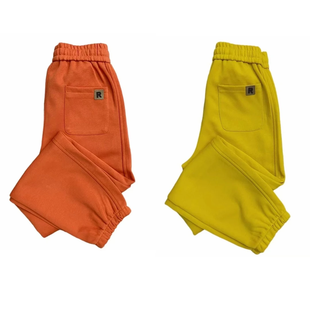 新款小个子专属时尚卫裤  高腰休闲显瘦百搭高弹力 裤长88