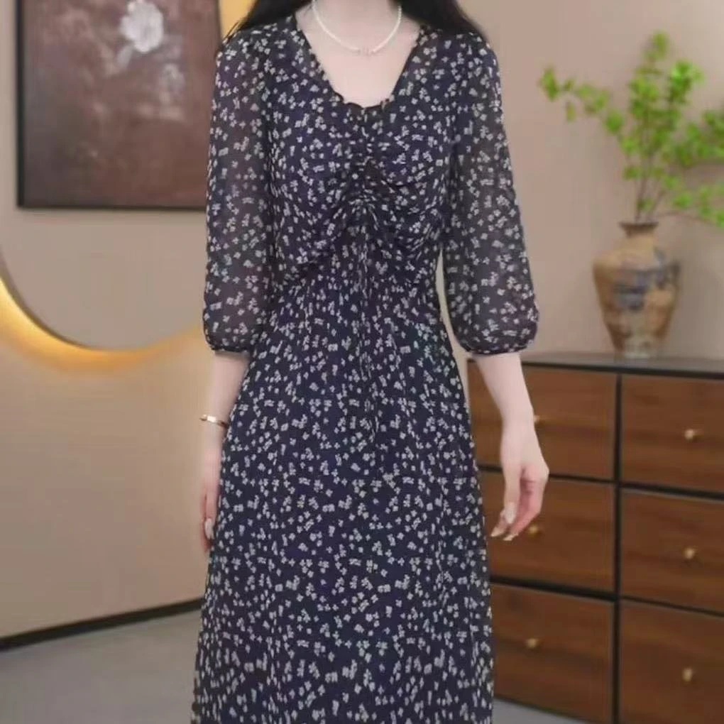 5446#2025夏季新款时尚气质显瘦收腰优雅百搭套装裙外衫+背心裙