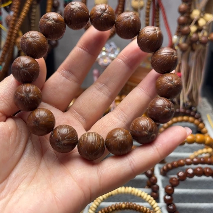 紫金鼠手串单圈原皮微瑕款