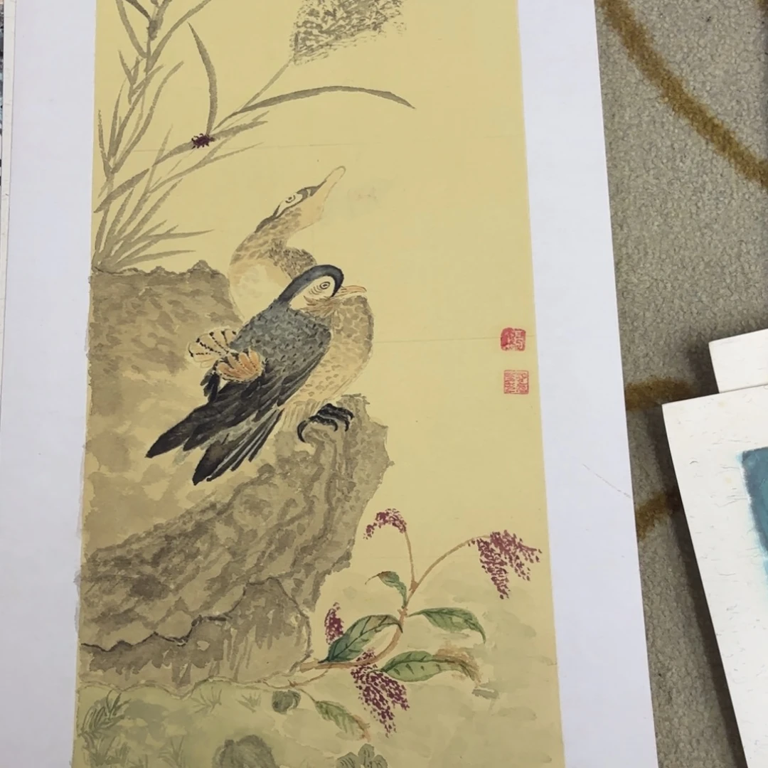 国画30-50卡纸作品艺