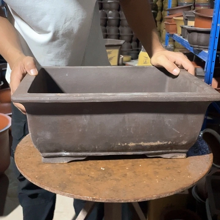 40素面马槽花盆花盆