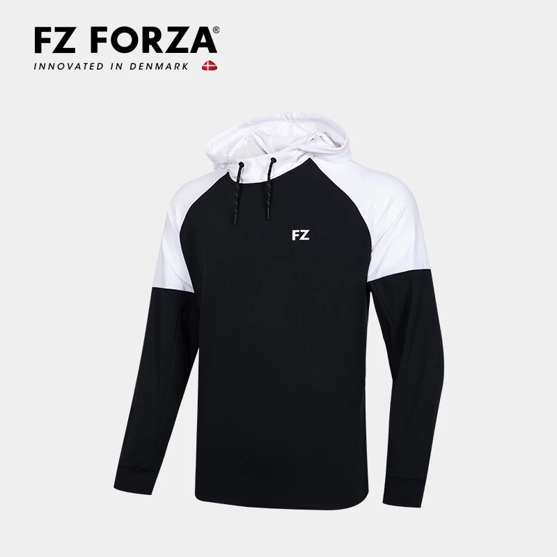 FZFORZA羽毛球服正品中性款针织连帽运动休闲卫衣FZ_CL2511