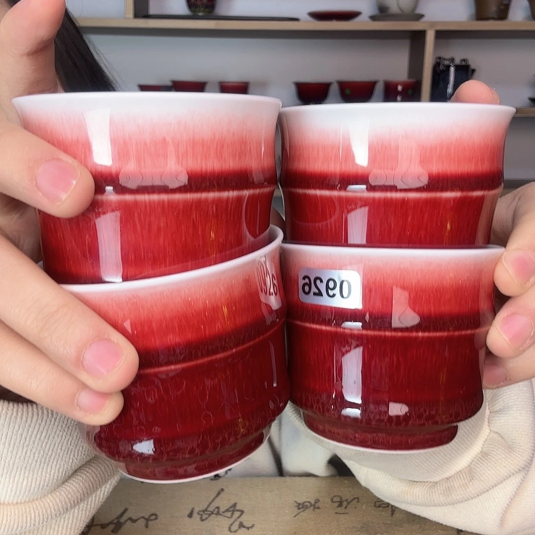 杯景德镇郎红陶瓷