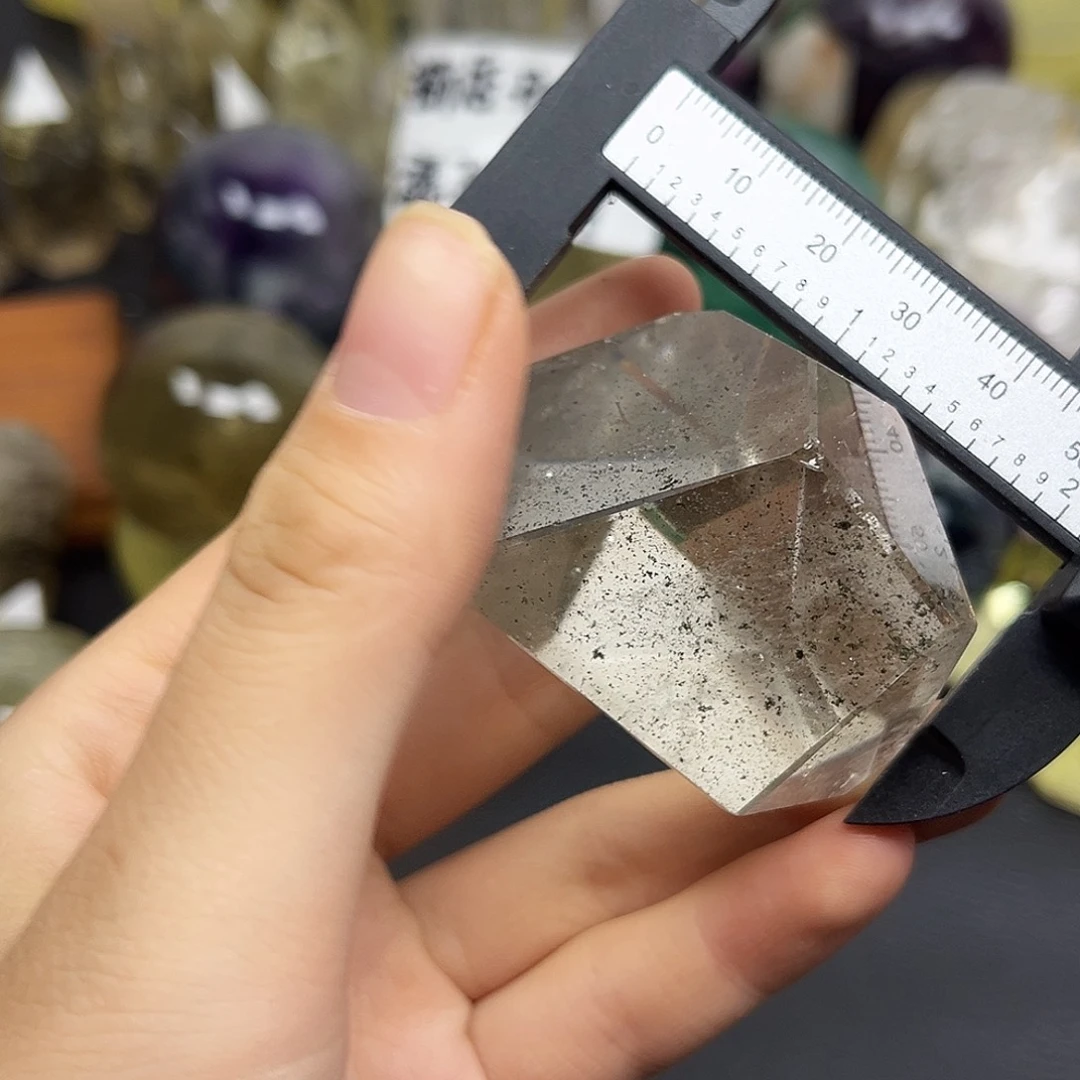 未镶嵌紫晶珠宝半成品417水晶石