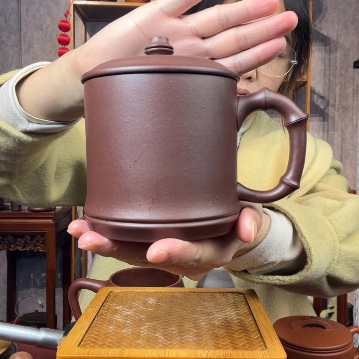 茶杯紫砂原矿紫砂杯