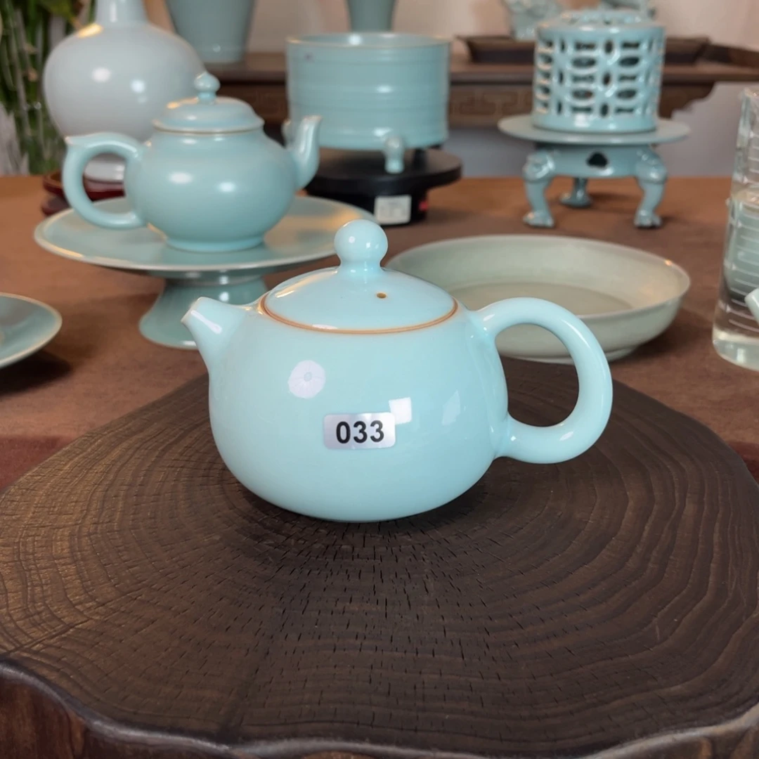 微瑕033原矿汝官窑作品