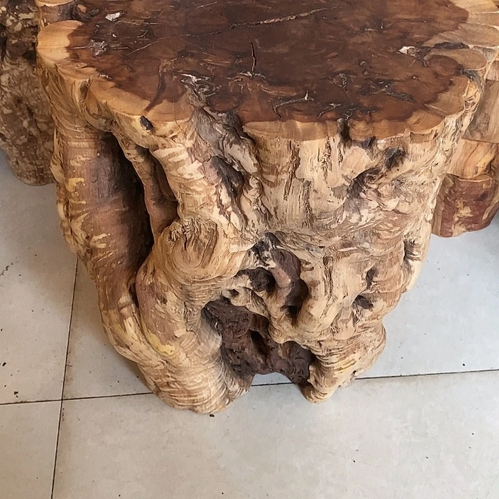 绒质枣木墩子底座