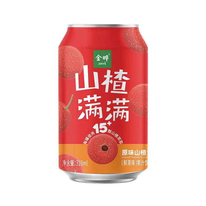 金晔山楂满满山楂汁鲜果味 310ml