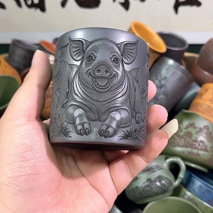茶杯紫砂全手工紫砂主人杯