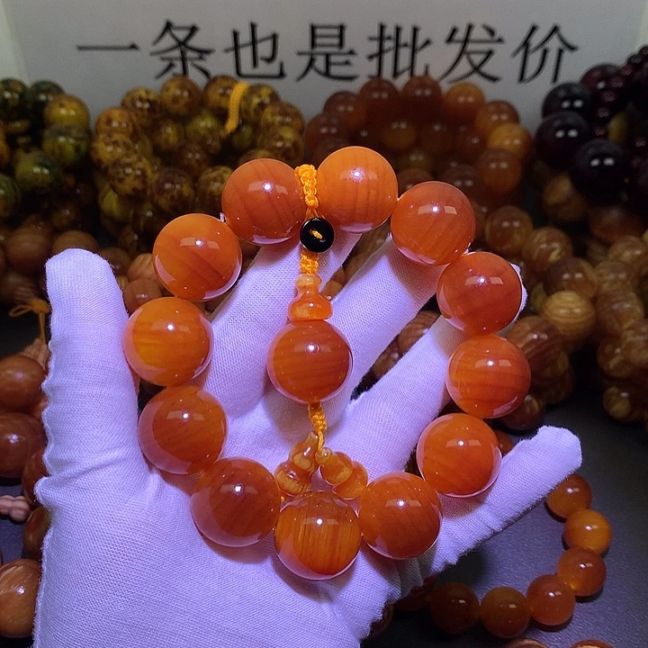 松木（琥珀木）手串/手链2.1 包浆高货