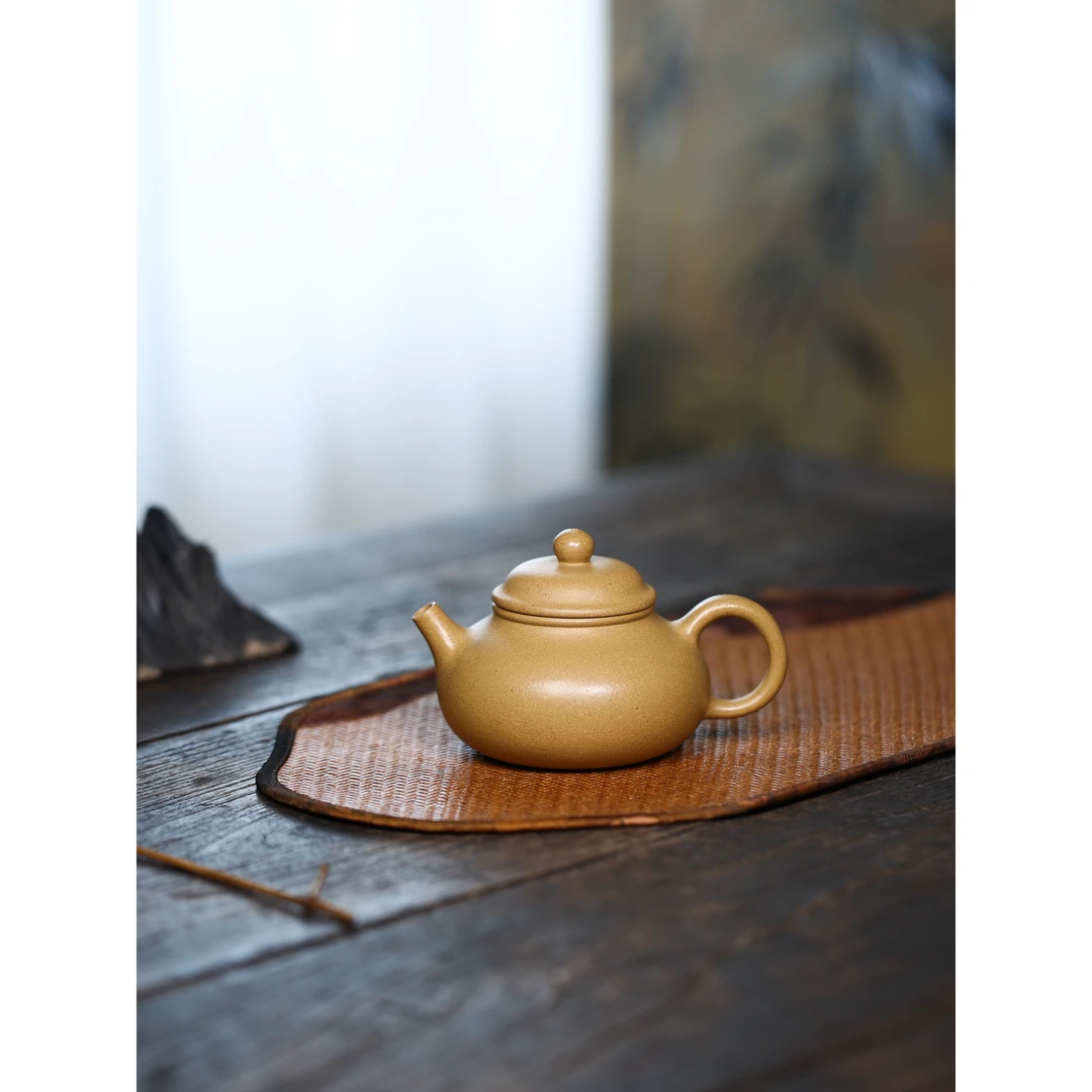 刘子新 容天 黄金段 容量180cc正宗宜兴原矿纯手工紫砂壶