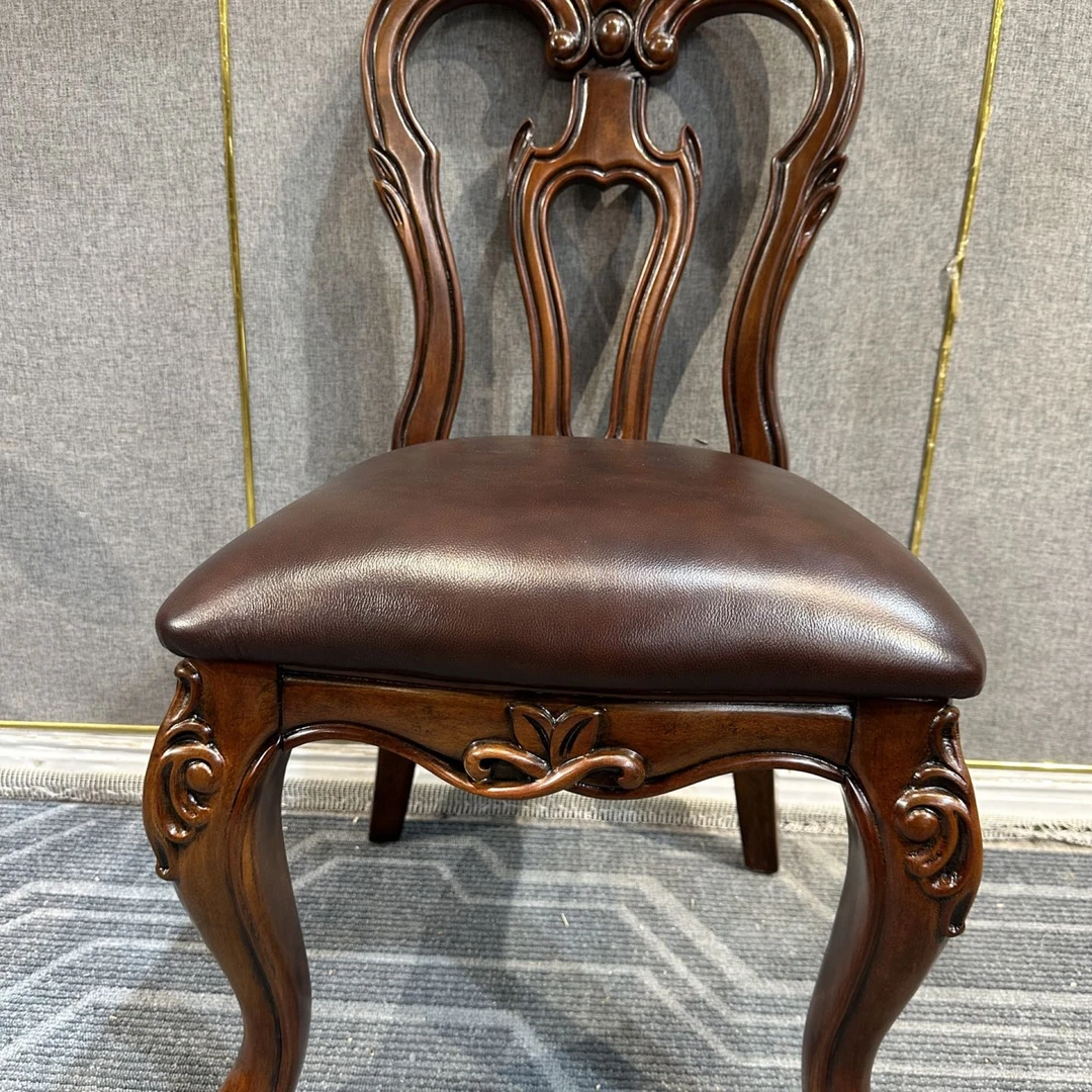 CY565餐椅470*520*850坐高480 美式复古简约座椅坐具