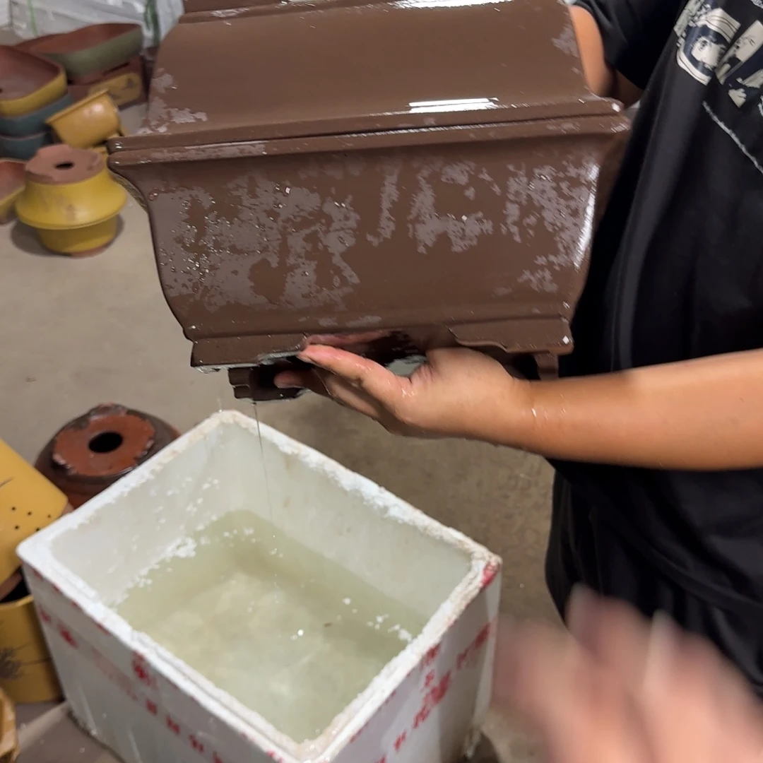 紫砂花盆口径26.18.10口径