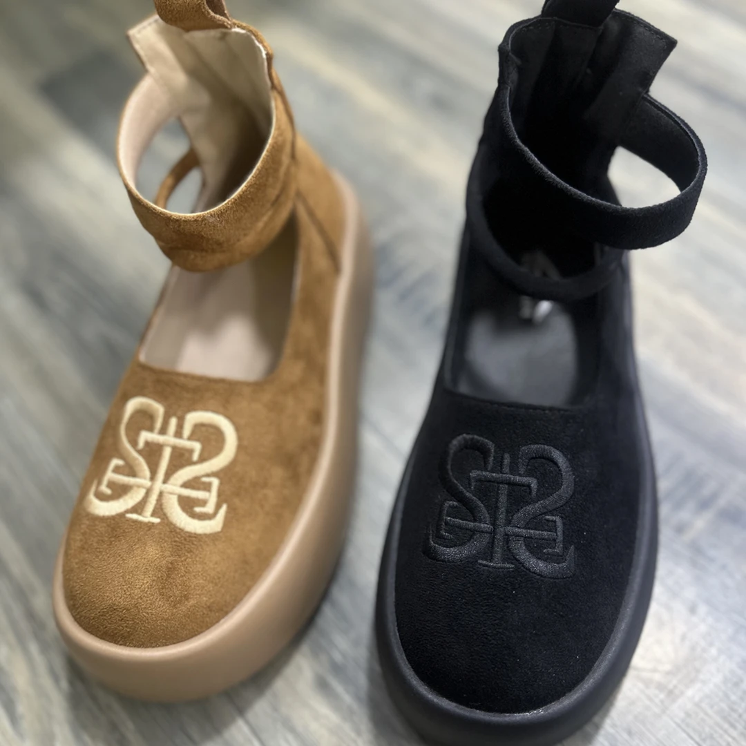 坡跟厚底夏季时装凉鞋超高跟高跟单鞋包头罗马鞋