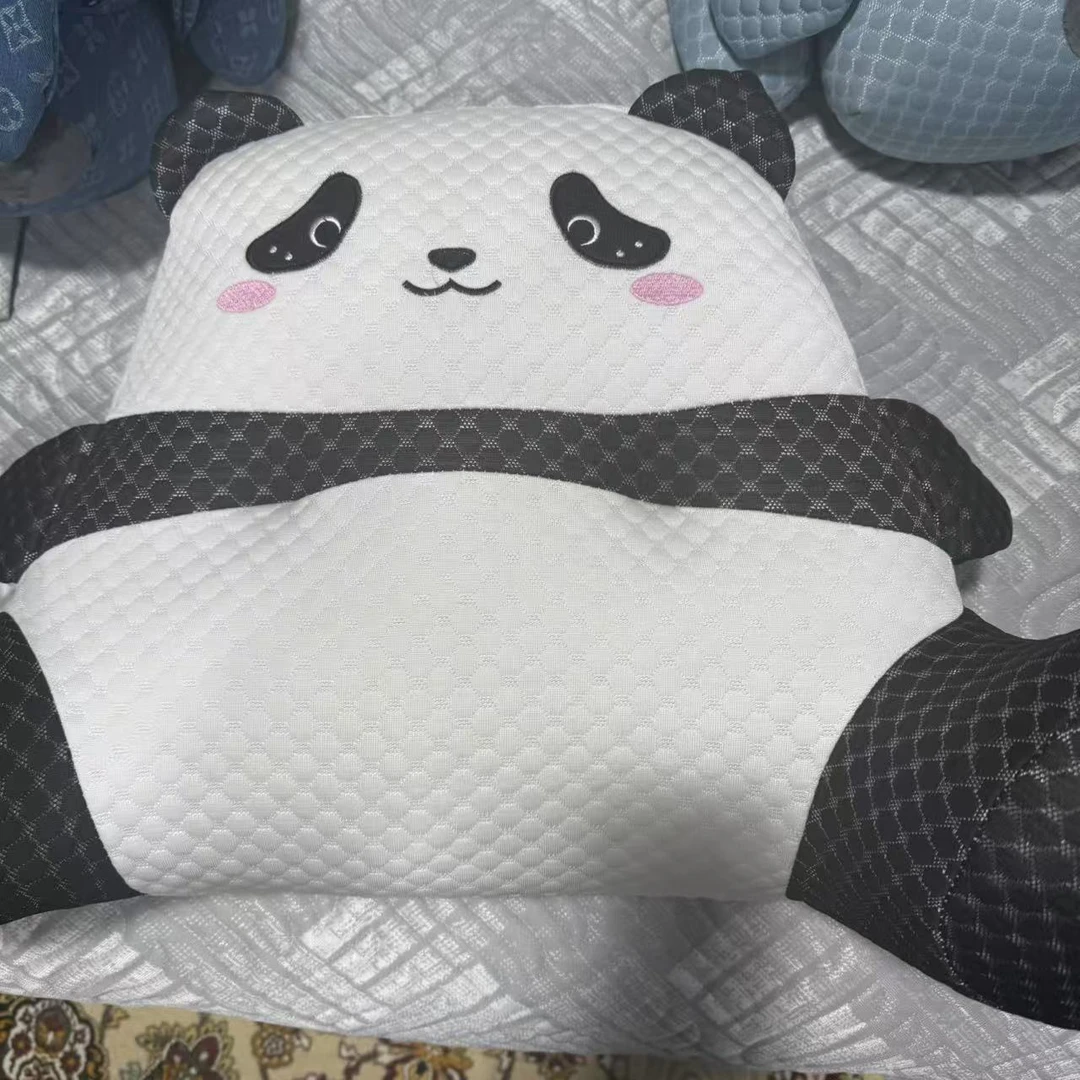 熊猫降温五度冷感抱枕！腰靠！！绒毯子！