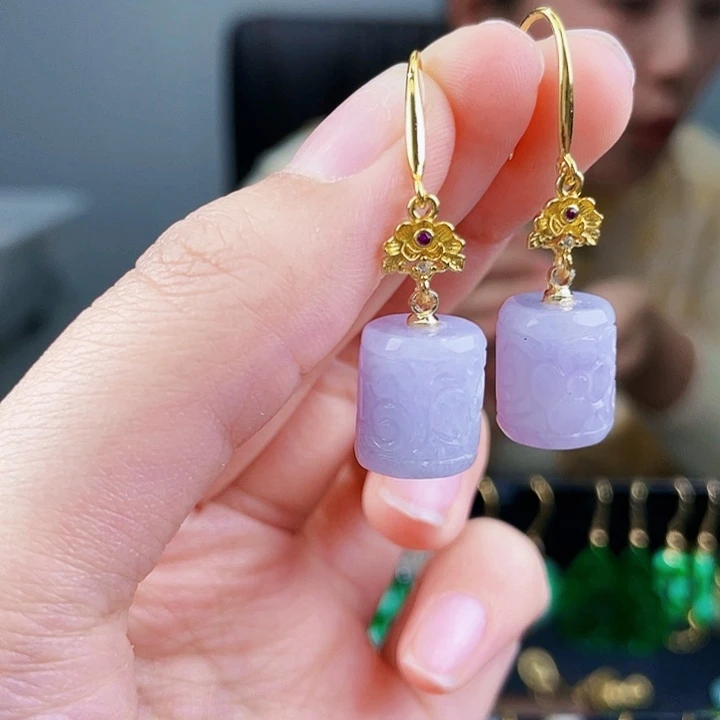 翡翠耳饰未镶嵌饰品