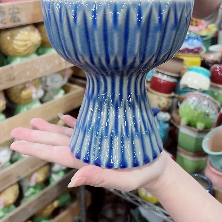 有孔，凑单福利满10元发货陶瓷多肉花盆！