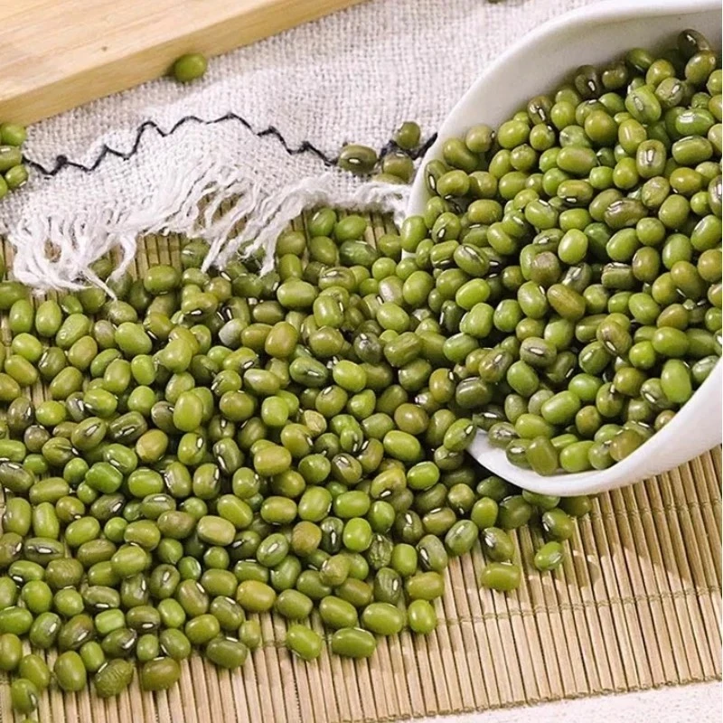农家新鲜绿豆适合熬粥煲汤解暑营养丰富
