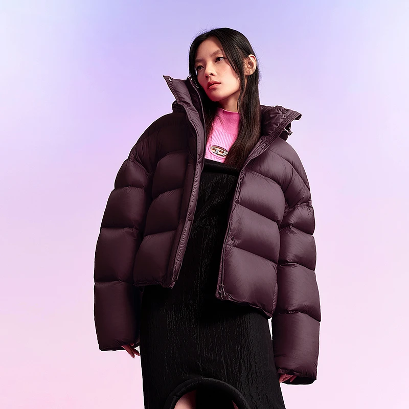波司登2025新款秋冬季女款泡芙系列休闲时尚百搭小个子羽绒服外套