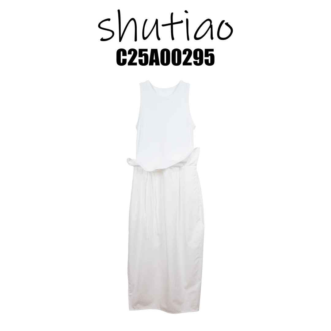 【SHUTIAO】2025夏季：新款小众设计款连衣裙C25A00295