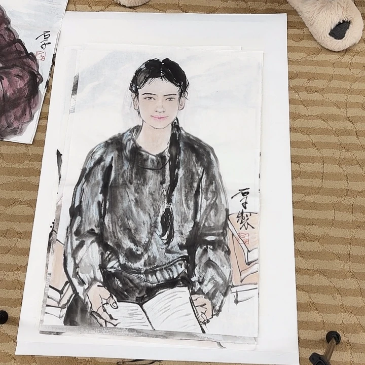 国画花鸟等多种鸟类的