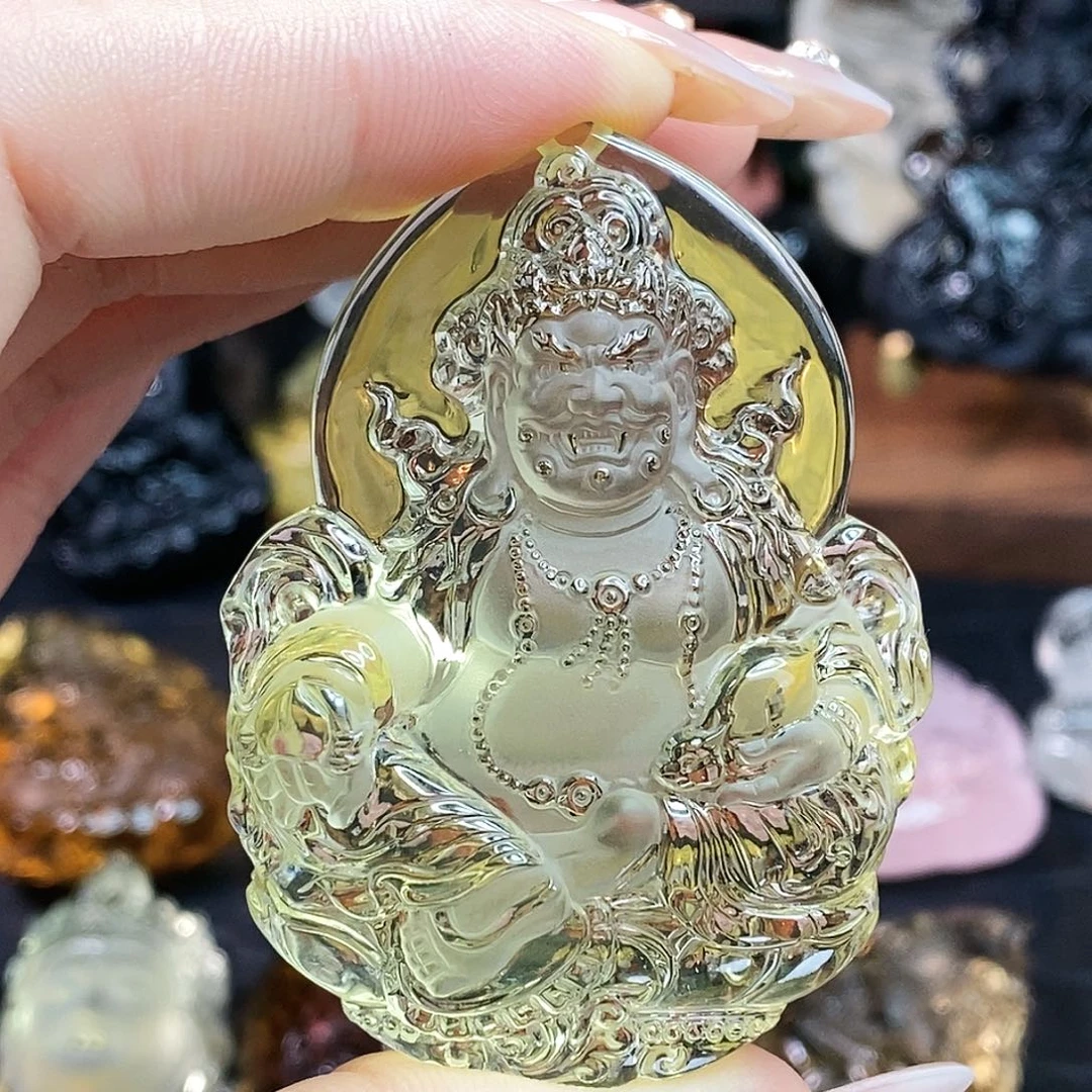 水晶颈饰未镶嵌习**独吊坠