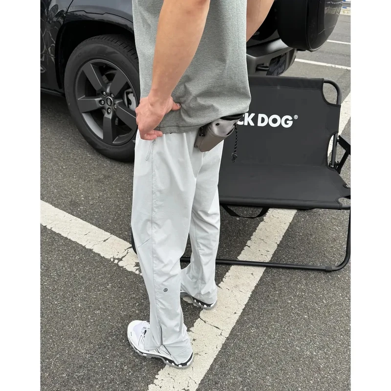 夏季机能拉链户外运动高弹冰丝速干裤显瘦百搭男女同款工装休闲裤