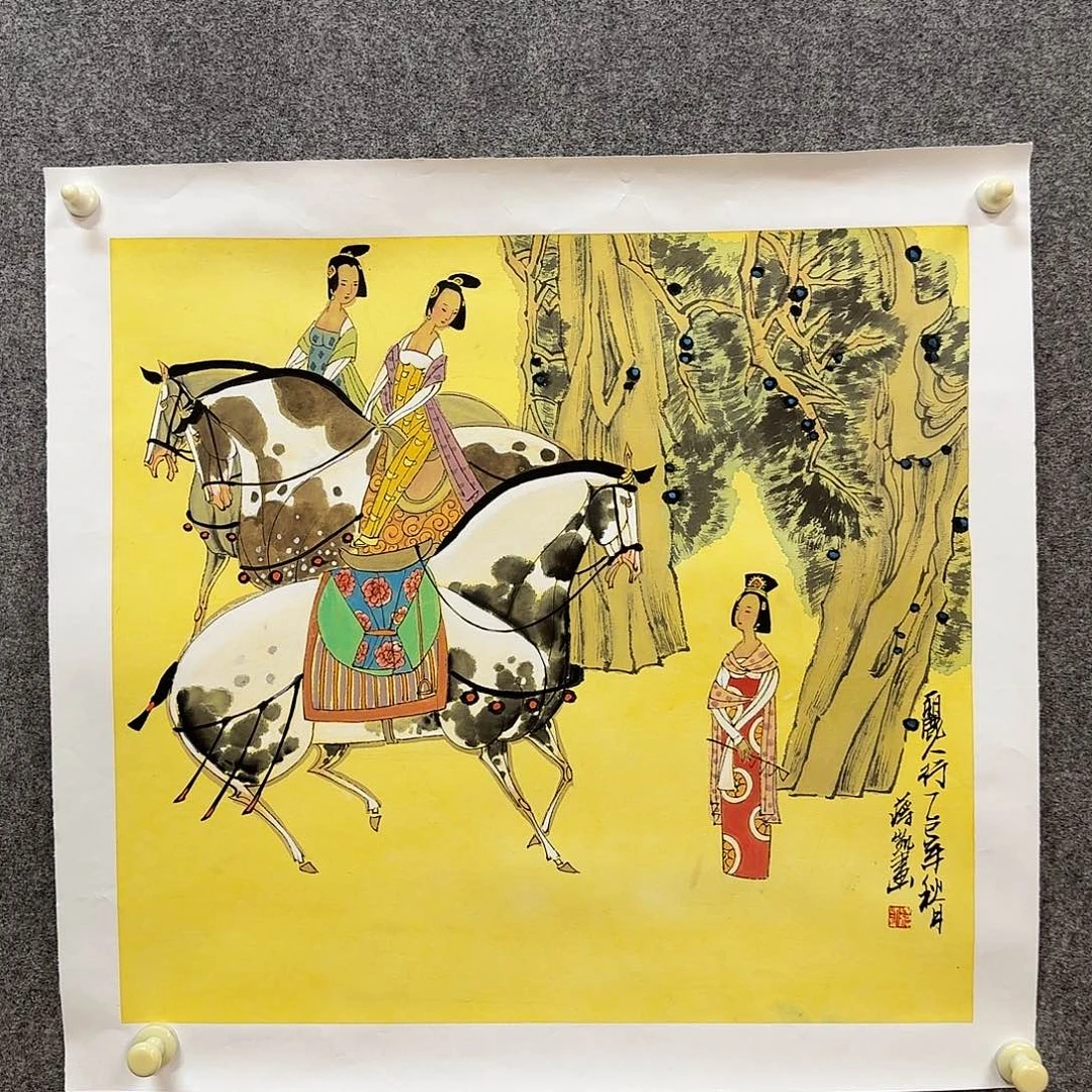 国画蒋凯老师手绘作品