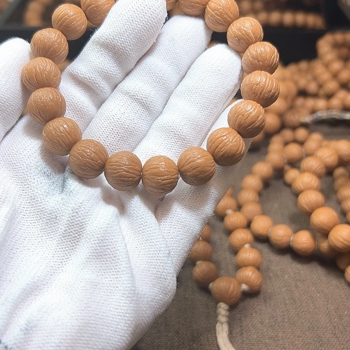 雨***物手串桃核13凤羽猴头