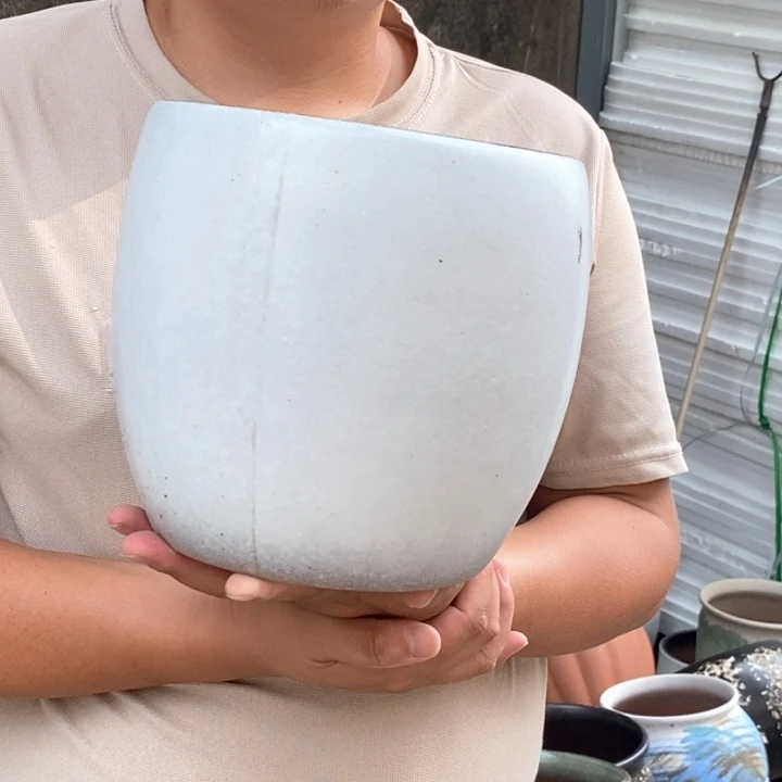 紫砂花盆口18高18瑕疵