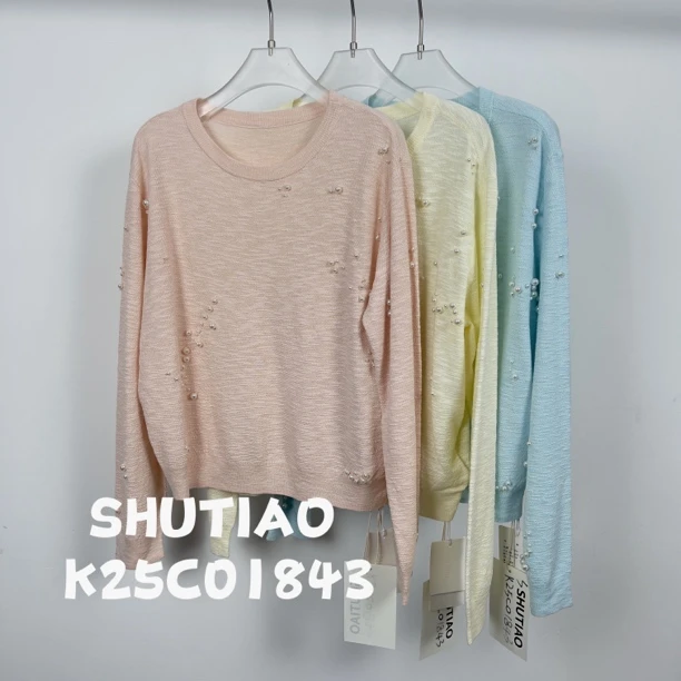 【SHUTIAO】2025夏季：新款小众设计款开衫K25C01843