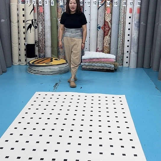 混纺160×230精编细砂棉布底仿羊绒微瑕误差正负1-3厘米