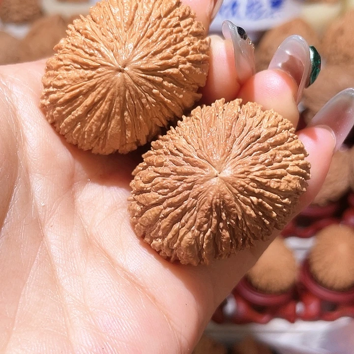 把件文玩核桃猴头元宝核桃40尺放漏款