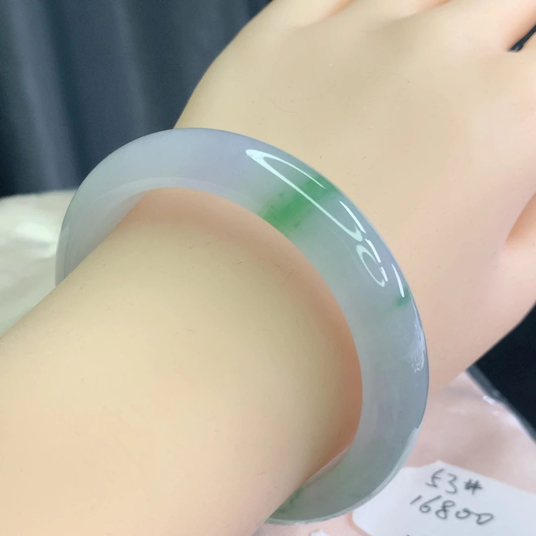 翡翠未镶嵌手镯缅甸53